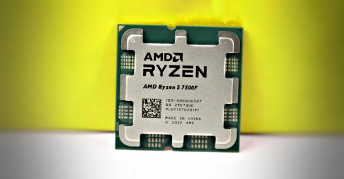 AMD AM5 RYZEN 5 7500F 3.7GHz (Turbo 5.0GHz)6C 38MB Cache AM5 İşlemci - Tray+Fan AM5